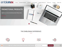 Tablet Screenshot of emblemax.com